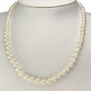 Collier d'occasion or 750 jaune perle de culture du japon - vue V2