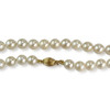 Collier d'occasion or 750 jaune perle de culture du japon - vue V3