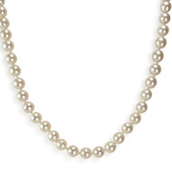Collier d'occasion or 750 jaune perle de culture du japon