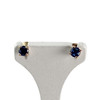 Boucles d'oreilles d'occasion or 750 jaune saphir - vue V1