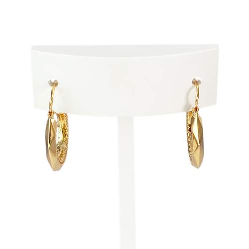 Boucles d'oreilles d'occasion or 750 jaune