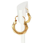 Boucles d'oreilles d'occasion or 750 jaune - vue 2
