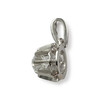 Pendentif d'occasion or 750 blanc diamant diamant - vue V2