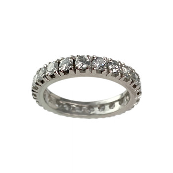 Alliance d'occasion or 750 blanc diamant