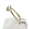 Solitaire d'occasion or 750 jaune oxyde de zirconium - vue V2