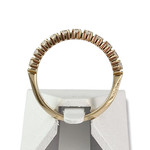 Bague d'occasion or 750 jaune oxyde de zirconium - vue 3