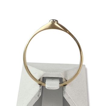 Solitaire d'occasion or 750 jaune diamant