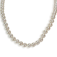 Collier d'occasion or 750 jaune perle de culture du japon