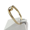 Solitaire d'occasion or 750 jaune oxyde de zirconium - vue V2