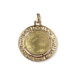 Pendentif d'occasion or 750 jaune - vue 2