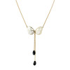 Collier d'occasion or 375 jaune oxyde de zirconium - vue V1