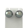 Boucles d'oreilles d'occasion or 750 jaune perlede tahiti - vue V1