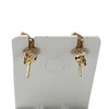 Boucles d'oreilles d'occasion or 750 jaune diamant - vue V3