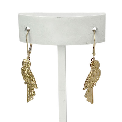 Boucles d'oreilles d'occasion or 750 jaune - vue 1