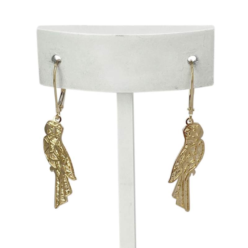 Boucles d'oreilles d'occasion or 750 jaune - vue 1