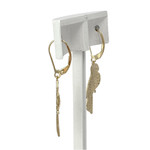 Boucles d'oreilles d'occasion or 750 jaune - vue 2