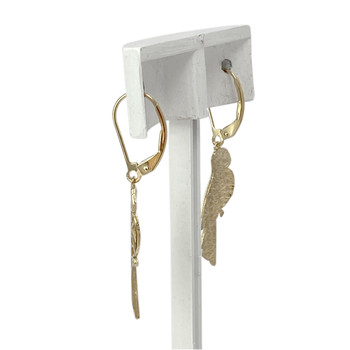 Boucles d'oreilles d'occasion or 750 jaune