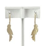 Boucles d'oreilles d'occasion or 750 jaune - vue 3