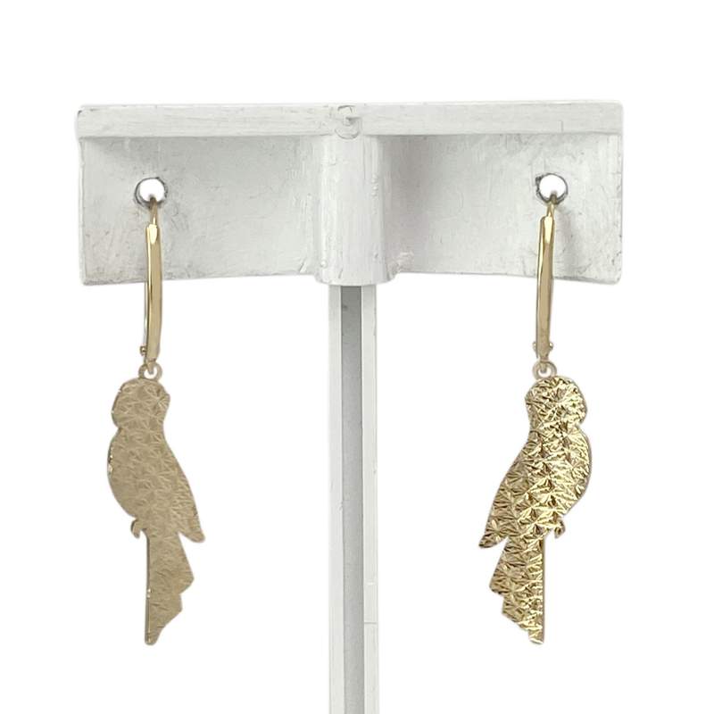 Boucles d'oreilles d'occasion or 750 jaune - vue 3