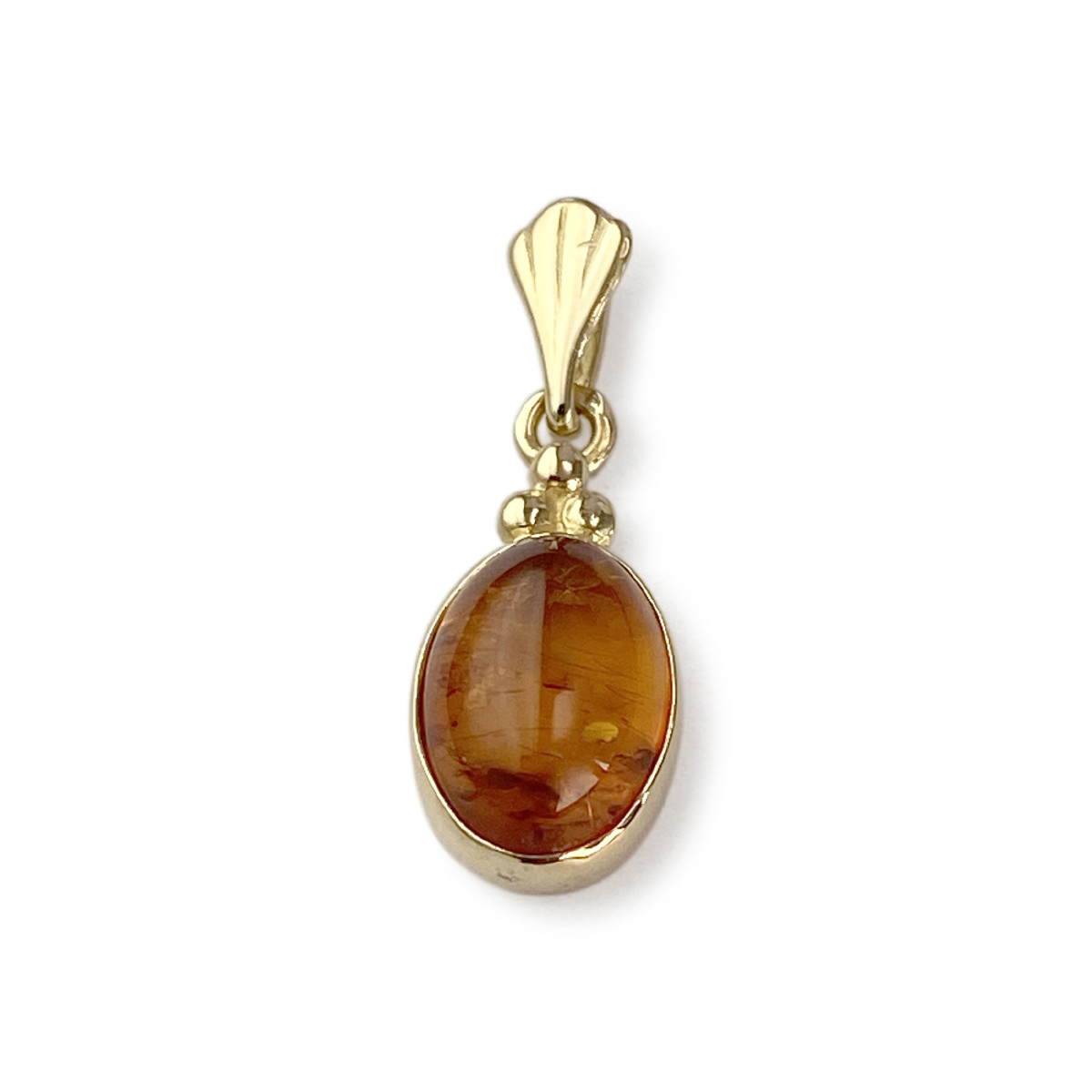 Pendentif d'occasion or 750 jaune ambre