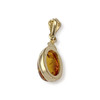 Pendentif d'occasion or 750 jaune ambre - vue V2