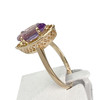 Bague d'occasion or 750 jaune amethyste - vue V2