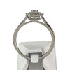 Bague d'occasion or 375 blanc diamant - vue V3
