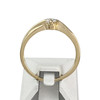 Solitaire d'occasion or 750 jaune diamant - vue V3
