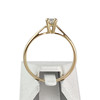 Solitaire d'occasion or 750 jaune diamant - vue V3