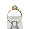 Bague d'occasion or 750 jaune saphir diamants - vue V3