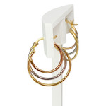 Créoles d'occasion or 750 3 ors - vue 2