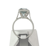 Bague d'occasion or 750 blanc aigue marine - vue 3