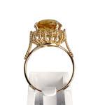 Bague d'occasion or 750 jaune citrine - vue 3