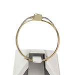 Bague d'occasion or 750 jaune diamant saphir - vue 3