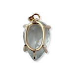 Pendentif d'occasion or 750 jaune topaze sky blue - vue 2