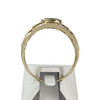 Bague d'occasion or 750 jaune saphirs diamants - vue V3