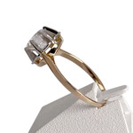 Bague d'occasion or 750 2 tons oxyde de zirconium - vue 2