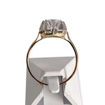 Bague d'occasion or 750 2 tons oxyde de zirconium - vue 3