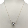 Collier d'occasion or 375 jaune forcat perle de tahiti - vue V2
