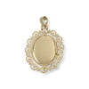 Pendentif d'occasion or 750 jaune perle de culture - vue V2