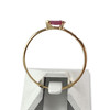 Bague d'occasion or 750 jaune rubis diamant - vue V3