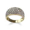 Bague d'occasion or 750 2 tons diamant - vue V1