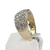 Bague d'occasion or 750 2 tons diamant - vue V2