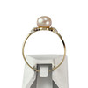 Bague d'occasion or 750 jaune perle de culture - vue V3