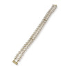 Bracelet d'occasion or 750 jaune double rang perle de culture du japon - vue V3