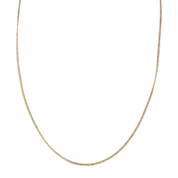 Chaîne d'occasion or 750 jaune gourmette