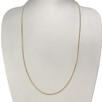 Chaîne d'occasion or 750 jaune gourmette