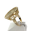 Bague d'occasion or 750 jaune pièce - vue V2