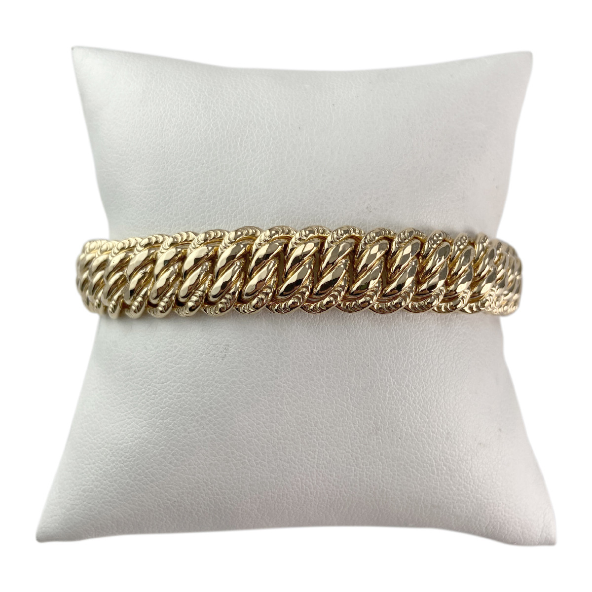 Bracelet d'occasion or 750 jaune américaine