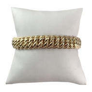 Bracelet d'occasion or 750 jaune américaine